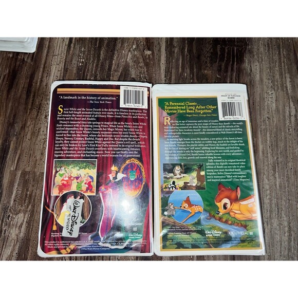 Vintage Walt Disney vhs tape lot + wizard of oz dvd collection - Picture 8 of 12